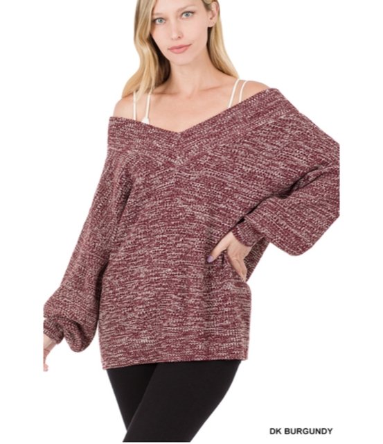 "Future Goals" Dark Burgundy Sweater - Anchor Fusion Boutique