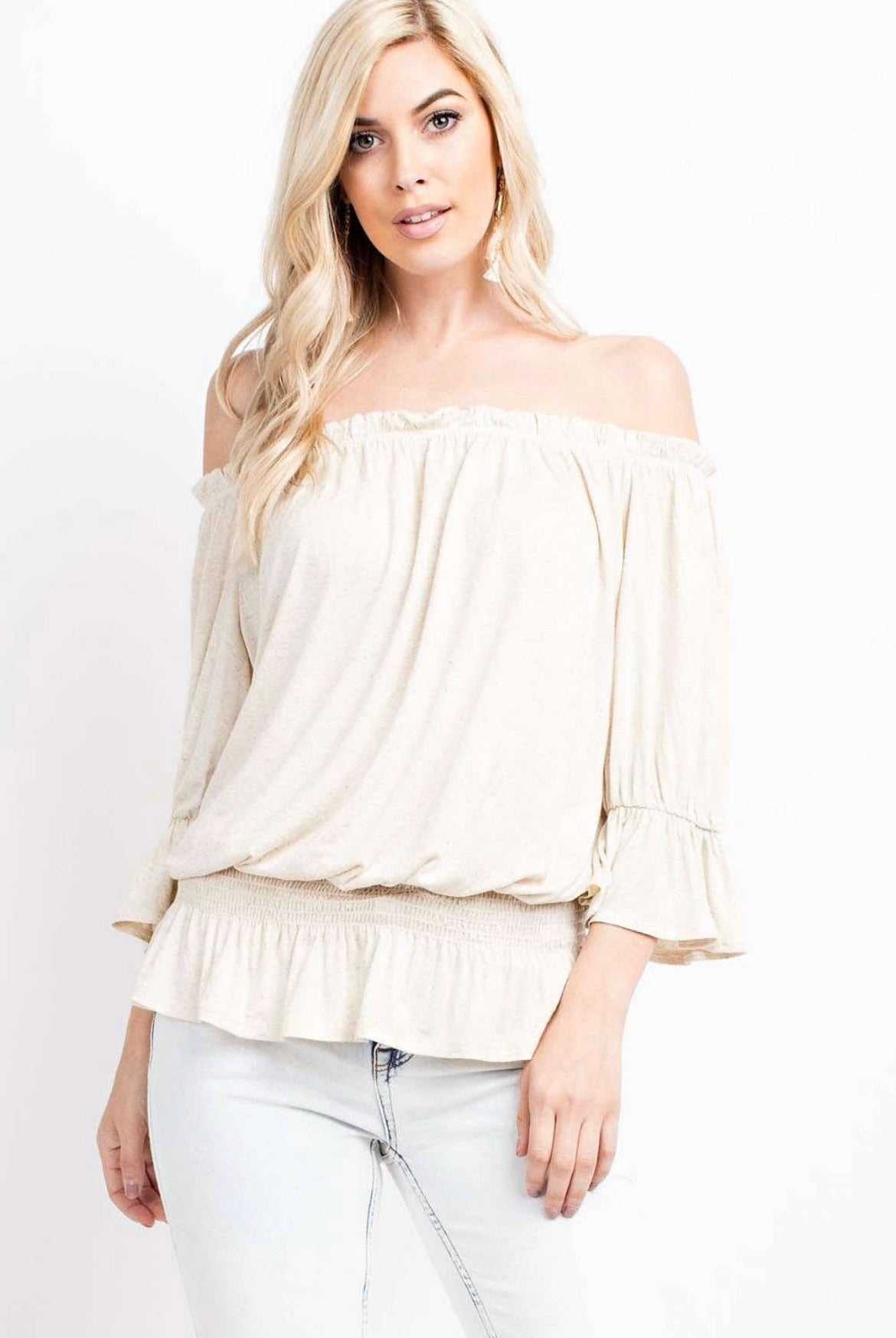 Give You Time Taupe Blouse - Anchor Fusion Boutique