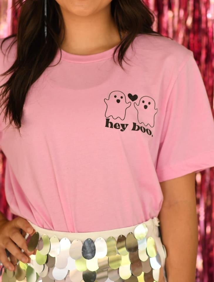 "Hey Boo" Tee - Anchor Fusion Boutique