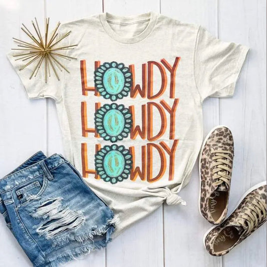 Howdy Howdy Howdy Tee - Anchor Fusion Boutique