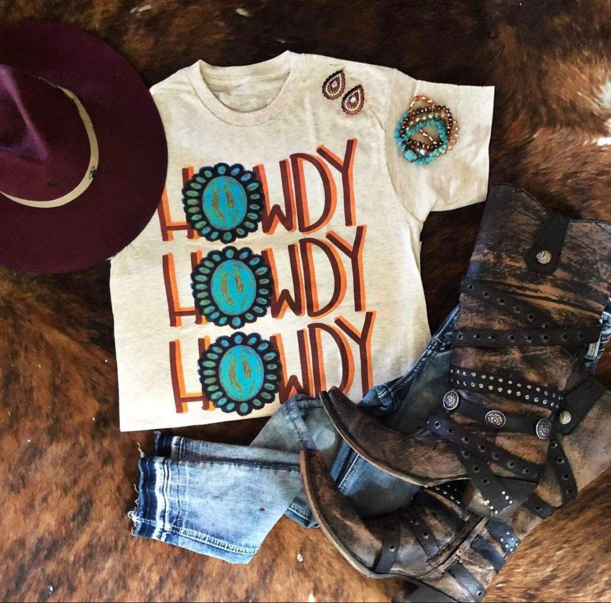 Howdy Howdy Howdy Tee - Anchor Fusion Boutique