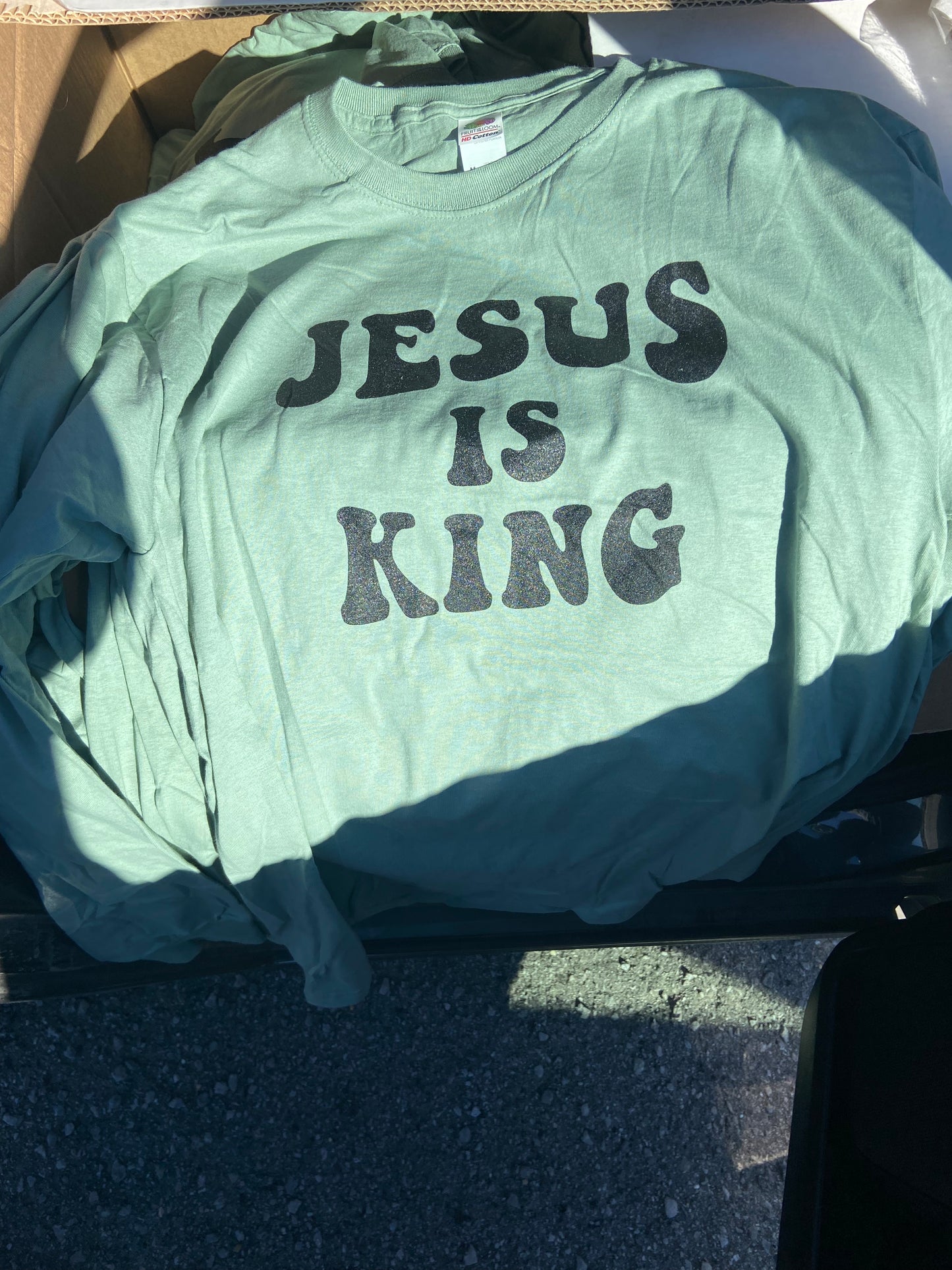 Jesus is King Long Sleeve Tee