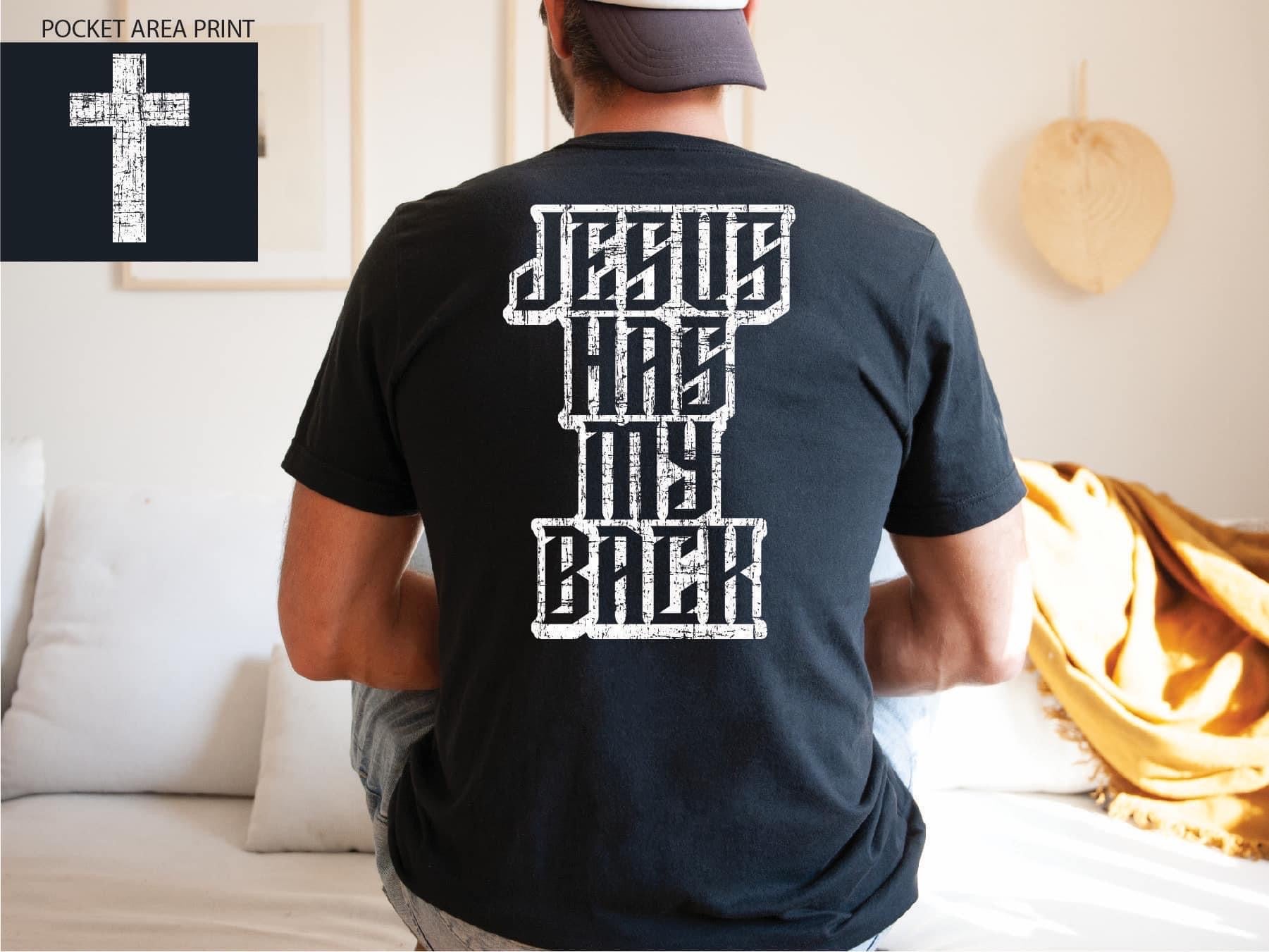 "Jesus Has My Back" Tee - Anchor Fusion Boutique