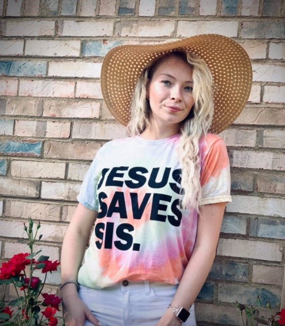 "Jesus Saves Sis" Tee - Anchor Fusion Boutique