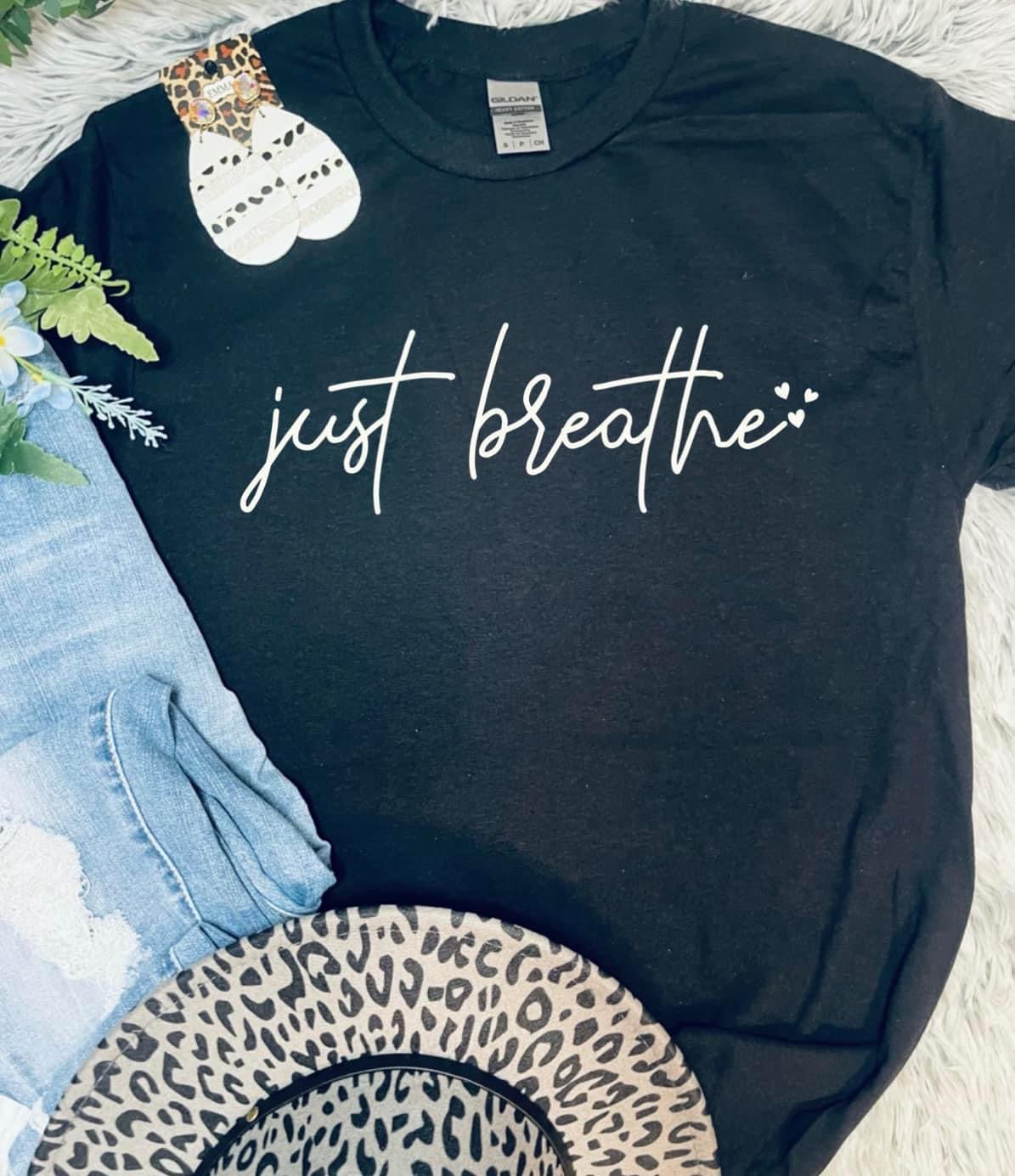 Just Breathe T-Shirt – Anchor Fusion Boutique