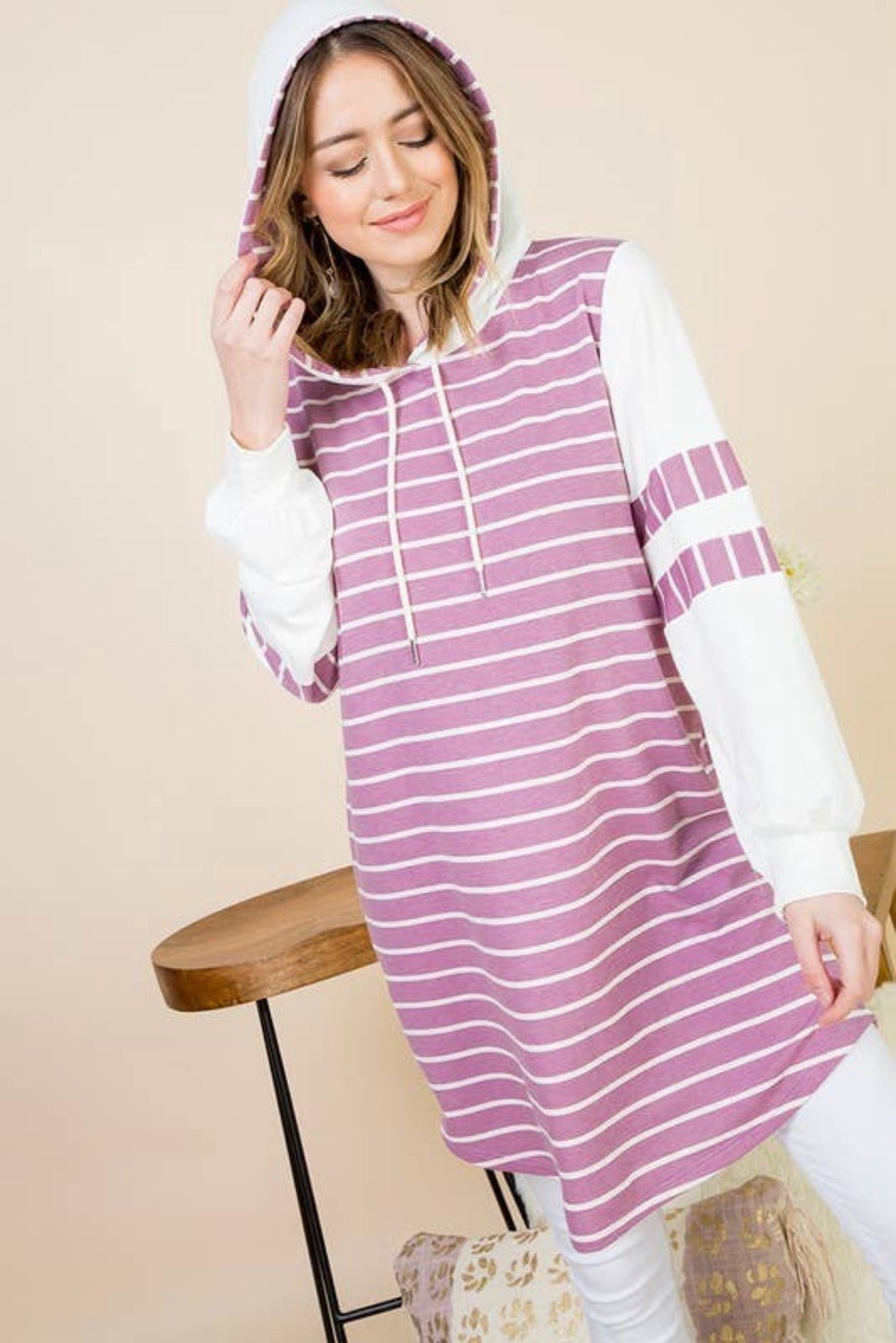 Lavender French Terry Hoodie - Anchor Fusion Boutique