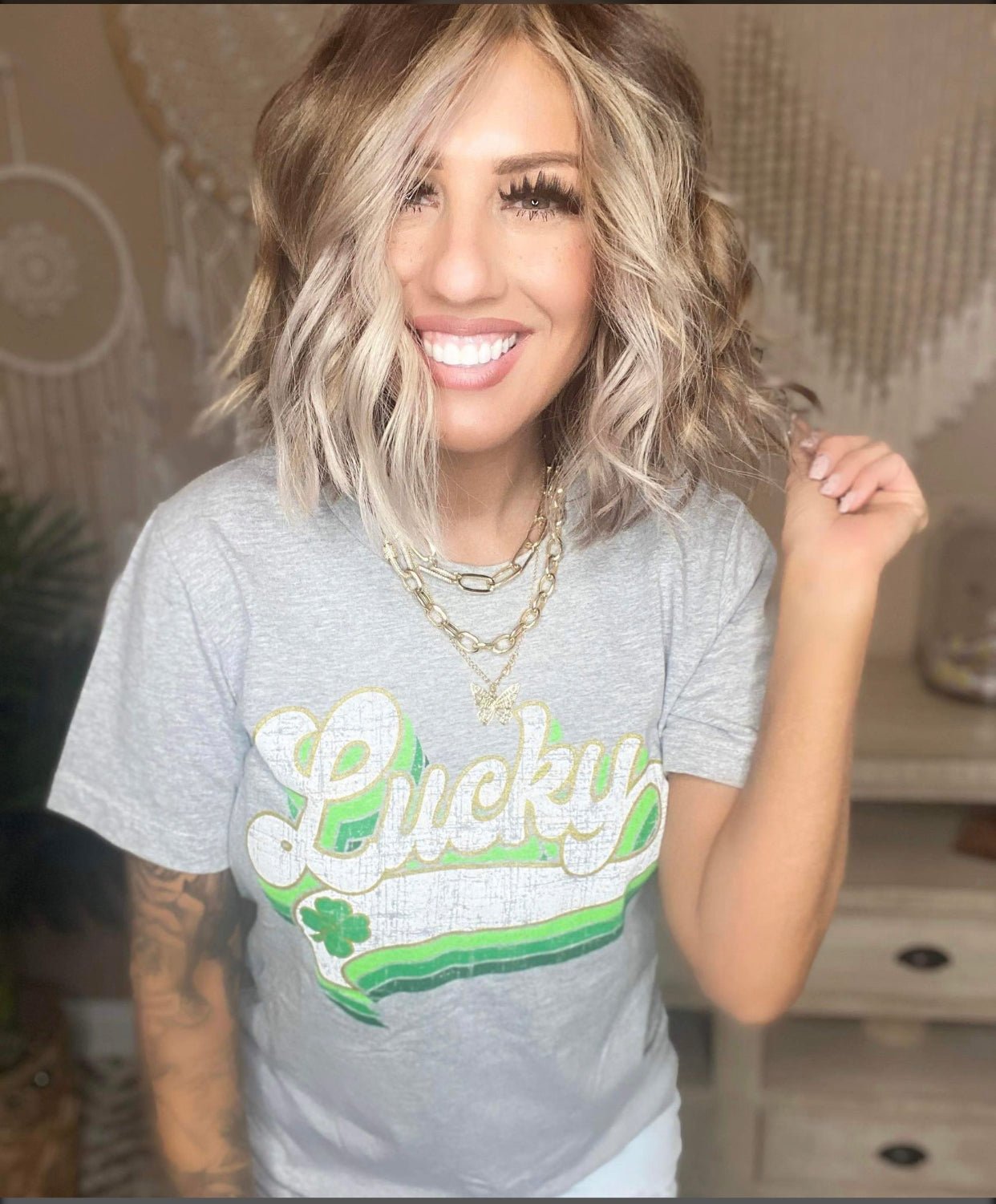 "Lucky" Tee - Anchor Fusion Boutique