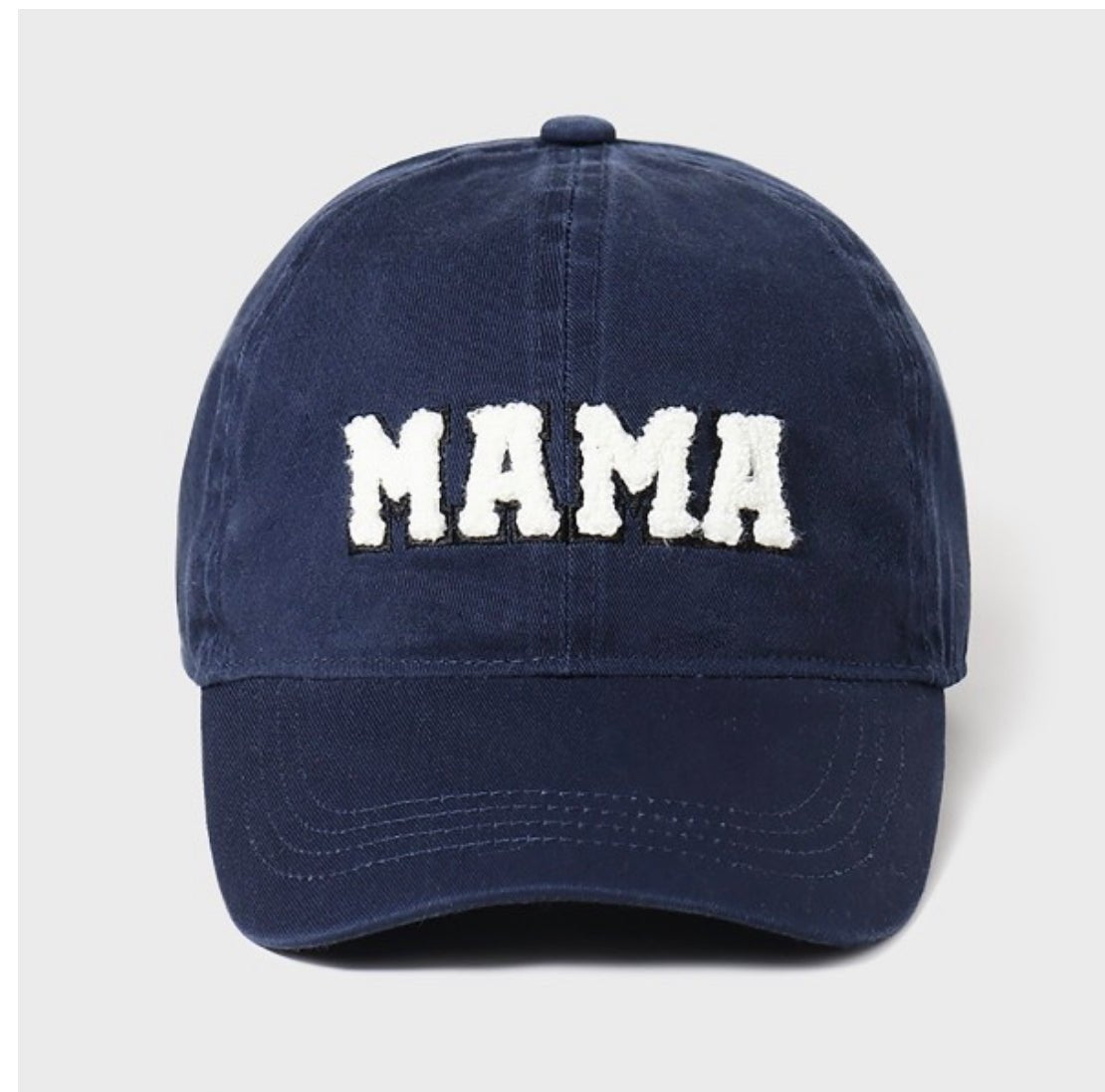 "Mama" Sherpa Lettered Vintage Baseball Cap