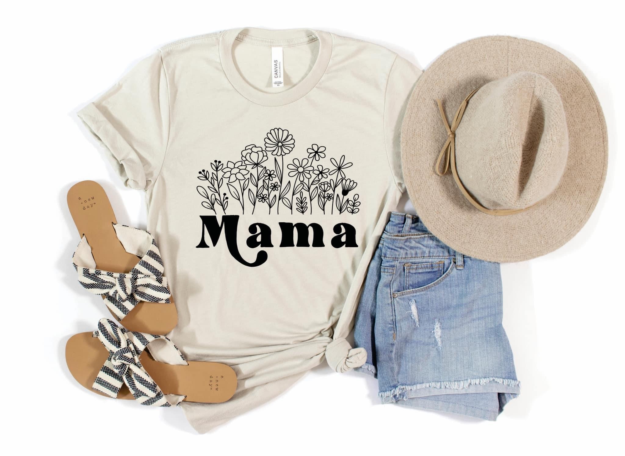 Mama Wildflowers Tee - Anchor Fusion Boutique