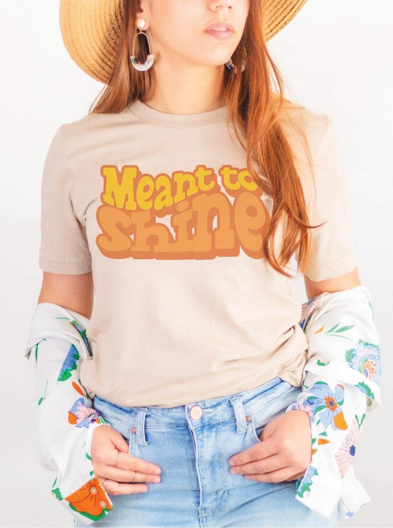 "Meant to Shine" Tee - Anchor Fusion Boutique