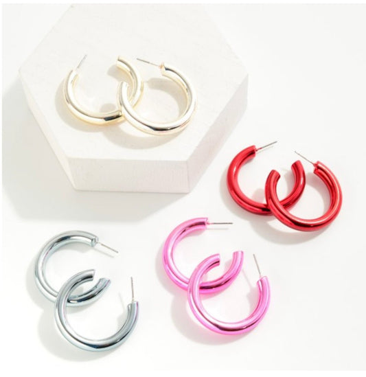 Metal Hoops - Anchor Fusion Boutique