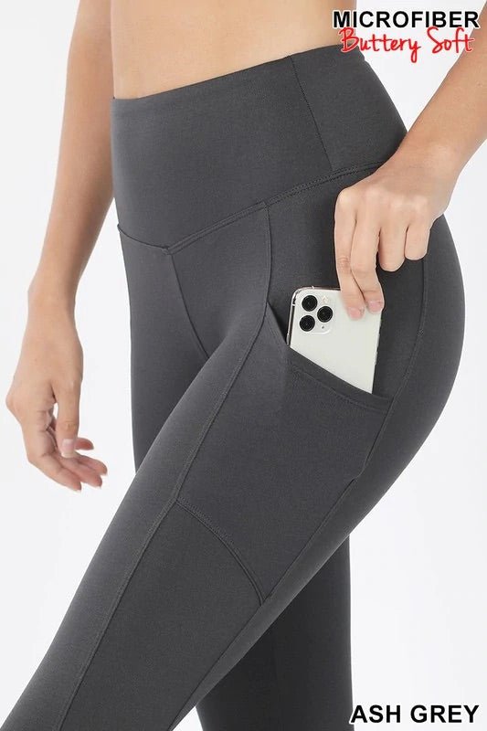 Microfiber Buttery Soft Leggings - Anchor Fusion Boutique