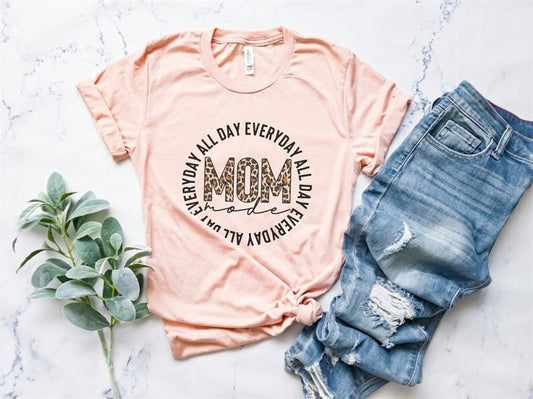 Mom Mode Tee - Anchor Fusion Boutique