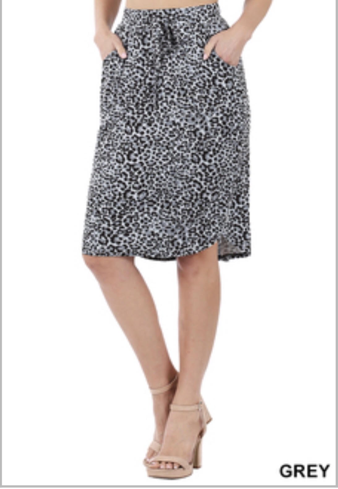 "On The Spot" Skirt with Pockets - Anchor Fusion Boutique