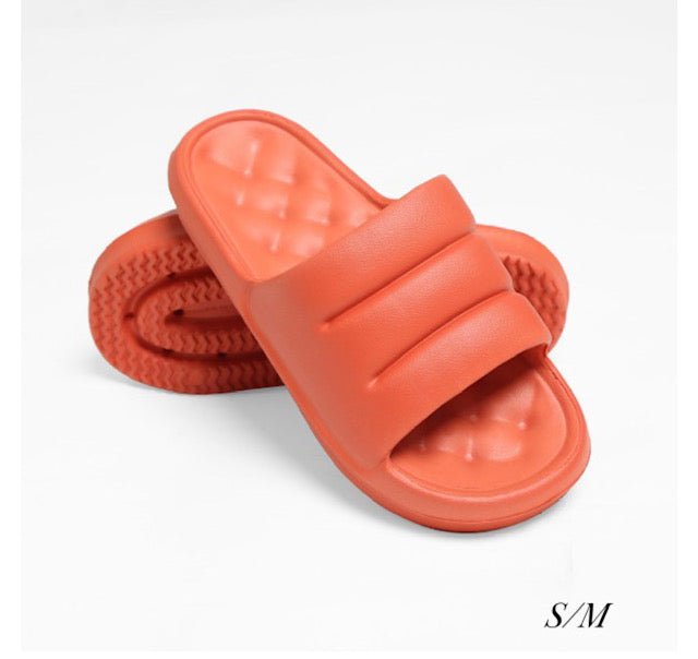 Sliding into Comfort Slides-Orange