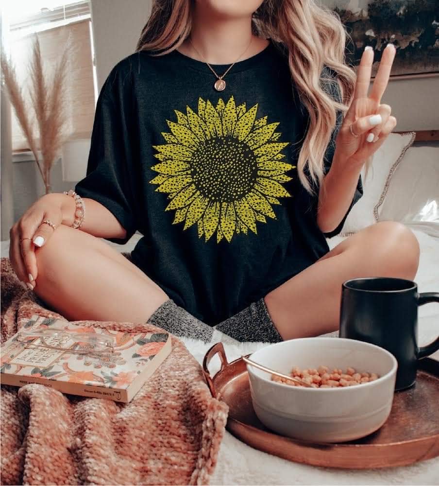"Spotted Sunflower" Tee - Anchor Fusion Boutique