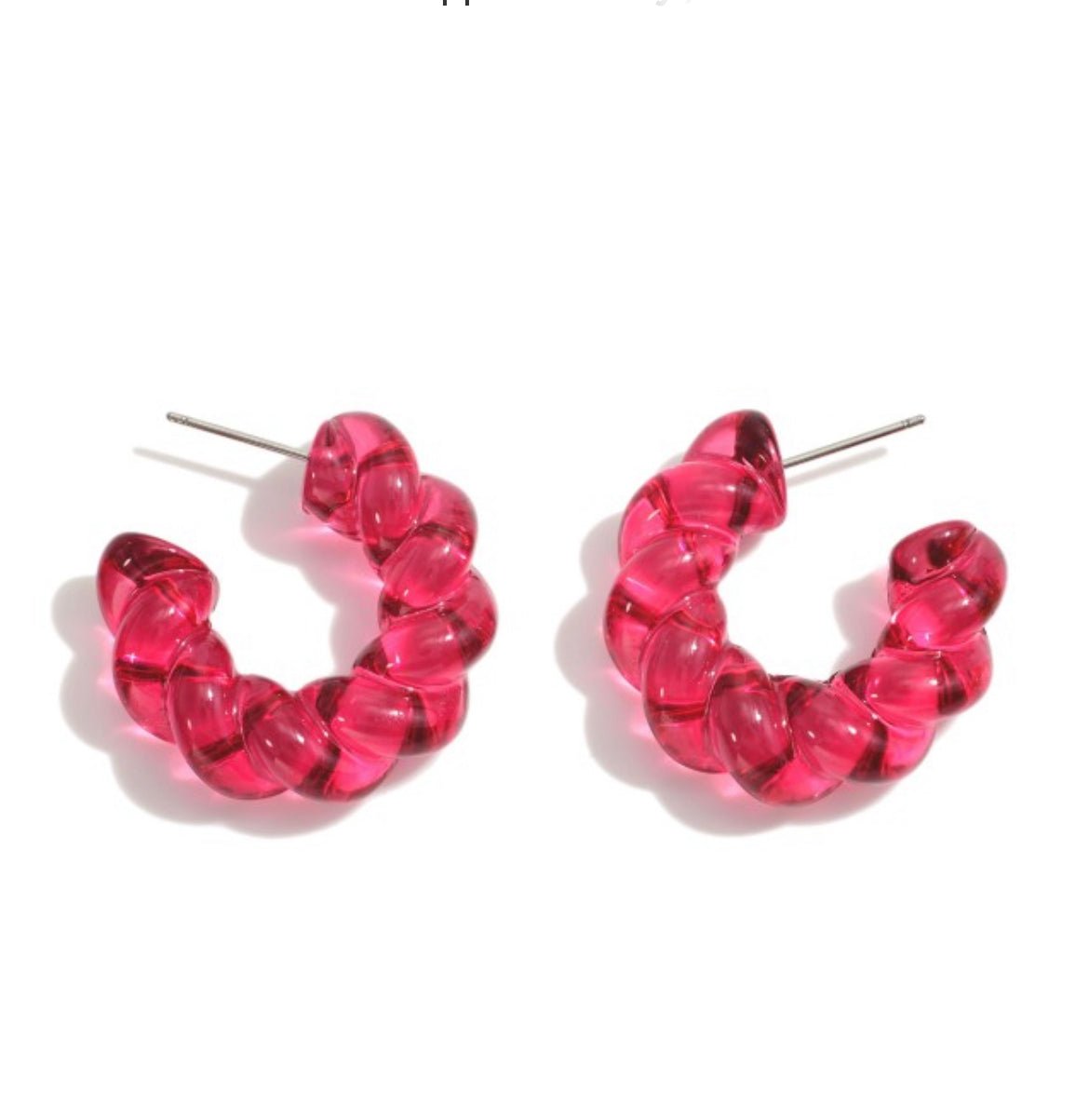 Twisted Huggie Hoops - Anchor Fusion Boutique