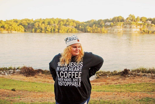 "With Jesus in Her Heart" Long Sleeve Tee