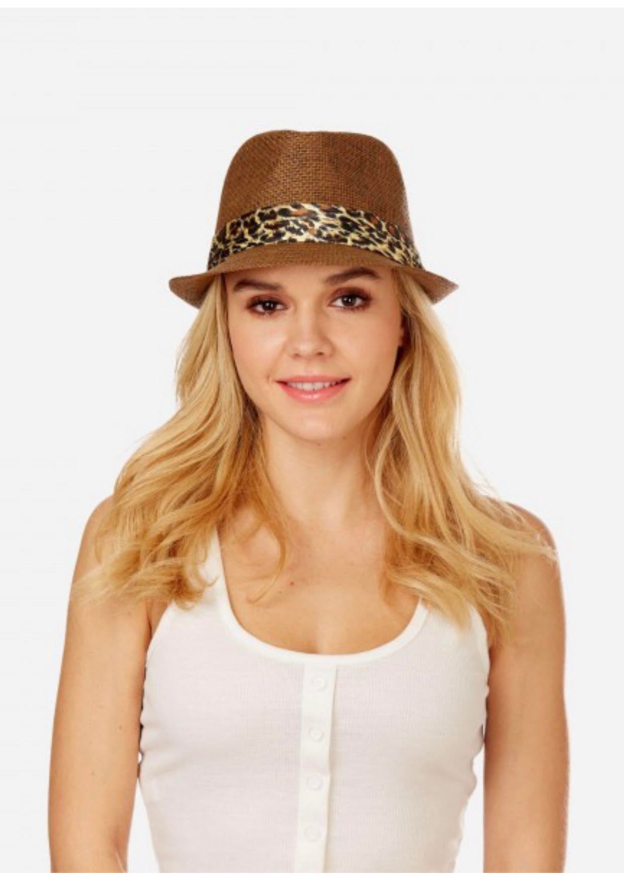 Women's Paper Fedora Hat - Anchor Fusion Boutique