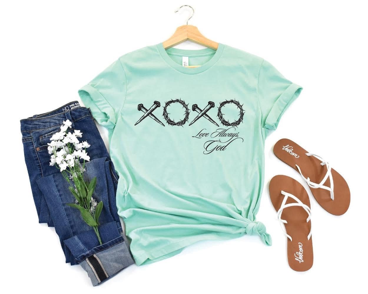 XOXO, Love Always, God Tee - Anchor Fusion Boutique